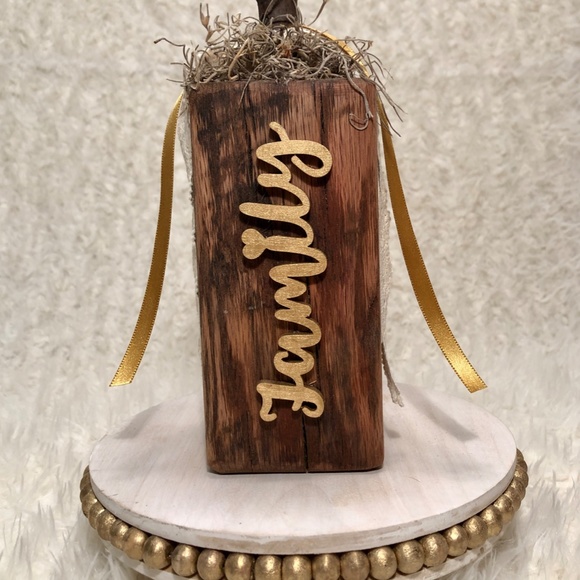 Farmhouse Wooden Pumpkins, Block Pumpkins, Rustic Pumpkins, Farmhouse Fall Decor - Picture 4 of 7